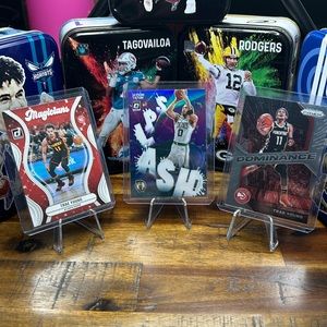 Trae Young,Jayson Tatum basketball cards